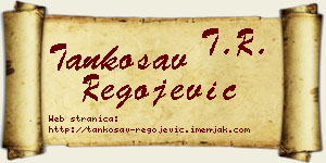 Tankosav Regojević vizit kartica